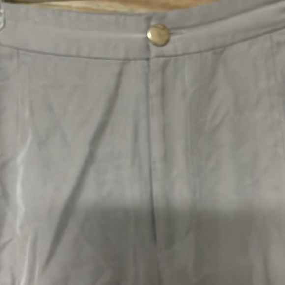 T Tahari size 12 gaucho tan color pants - Picture 3 of 6